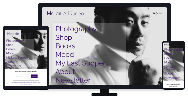Melanie Dunea — hero screenshot